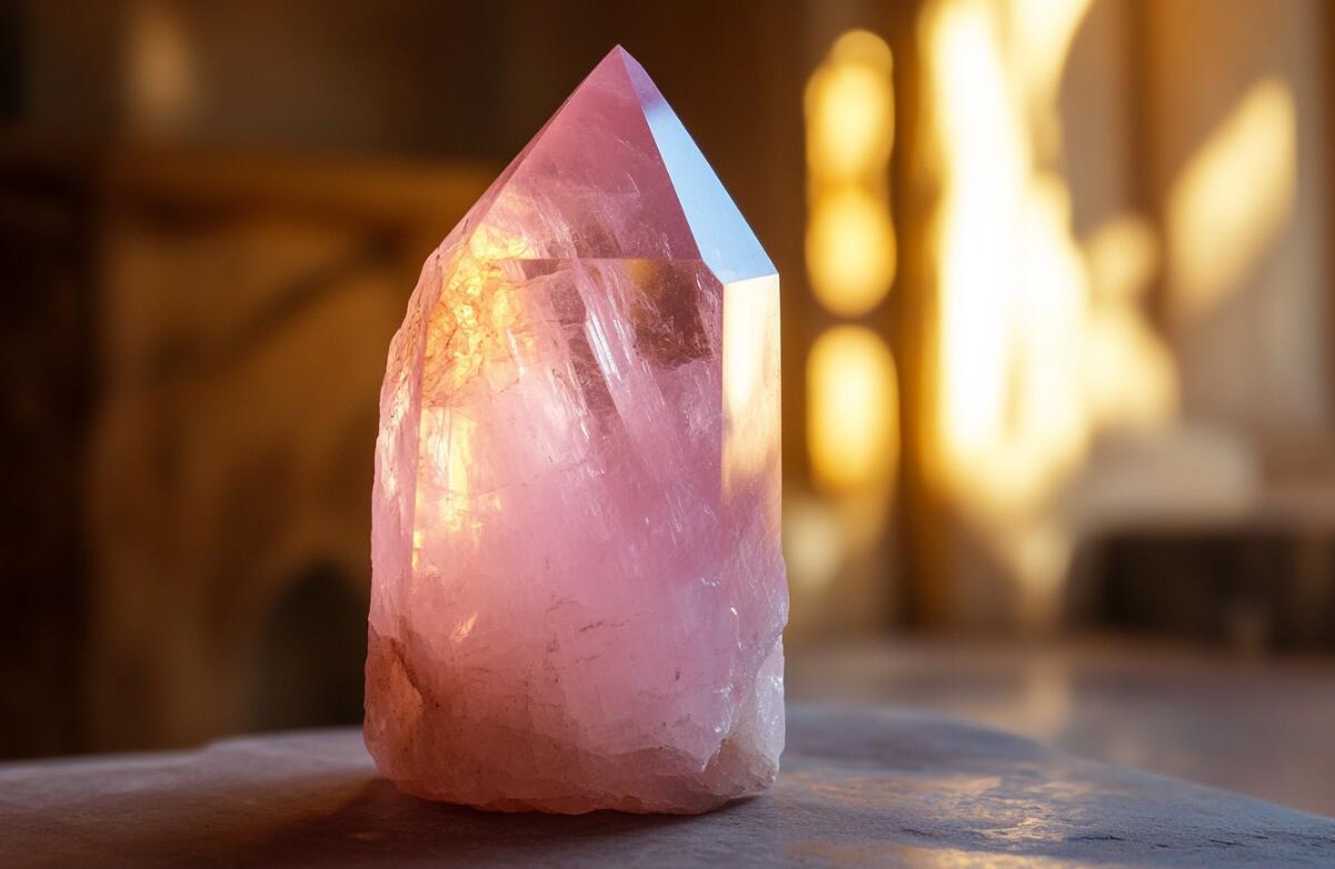 Rose Quartz Crystals for Mother's Day Gift