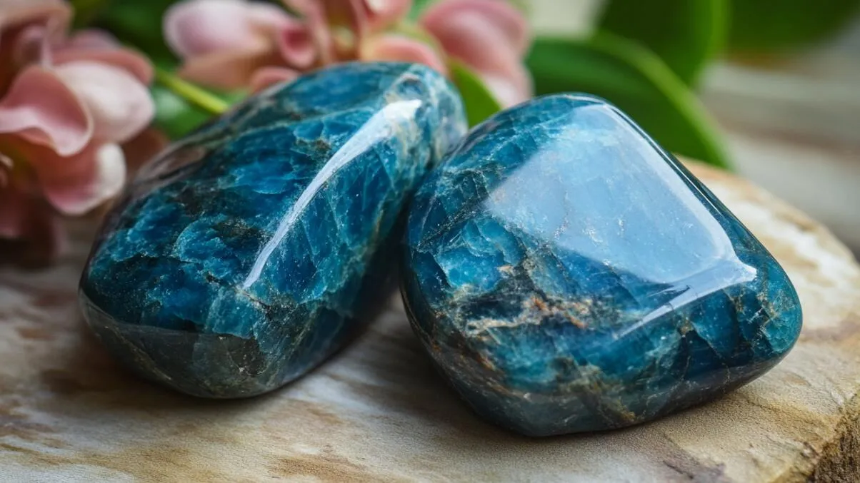 Blue Apatite Crystal for Weight Loss