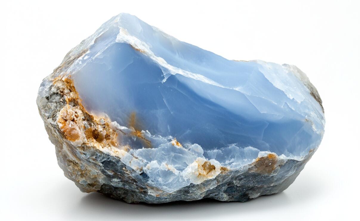 Blue Chalcedony Crystal for Throat Chakra